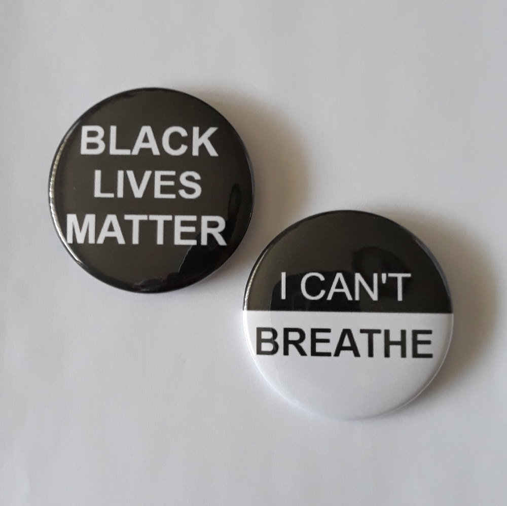 (New) Black Lives Matter Pinback Button Set